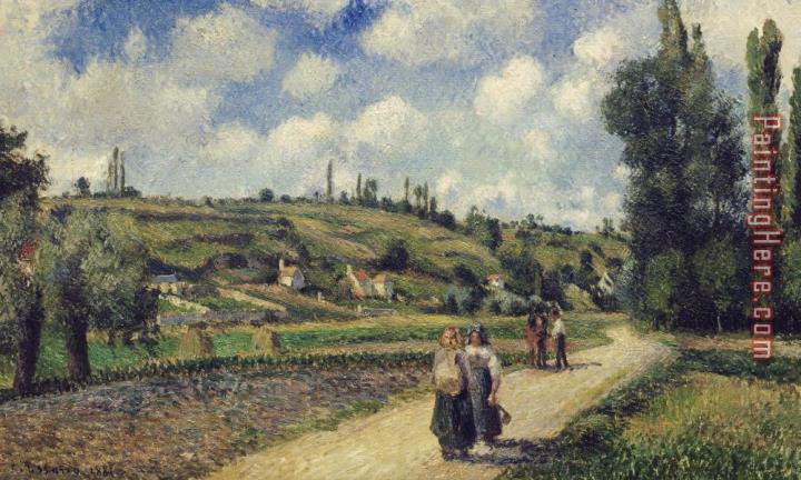 Camille Pissarro Landscape near Pontoise